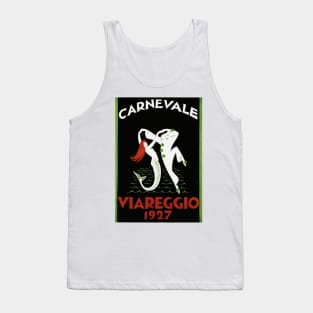 1927 Carnevale Viareggio (Tuscany, Italy)  - Vintage Poster Tank Top